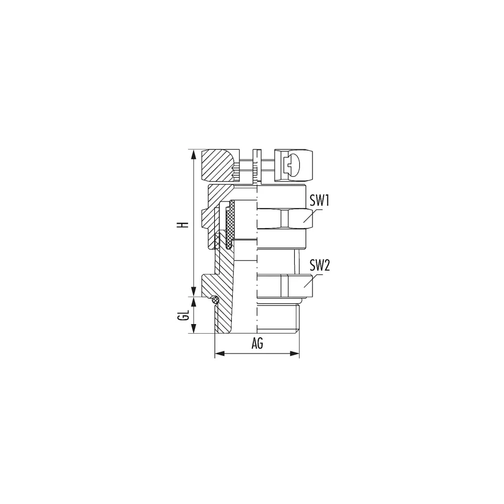 HSK-K-MZ-Ex (metric) Ex cable gland