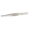 Tweezers with large, flat, round tips