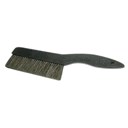 ESD conductive flat brush soft natural bristles 140mm