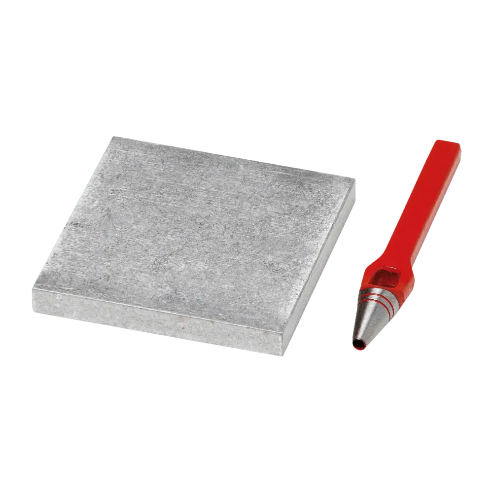 Punch with aluminum plate
