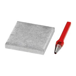 Punch with aluminum plate