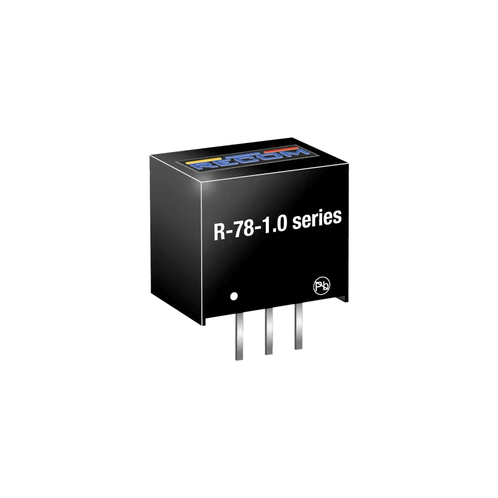 5W DC/DC converter, input 6.5...18V, output 5V/1000mA, SIP3