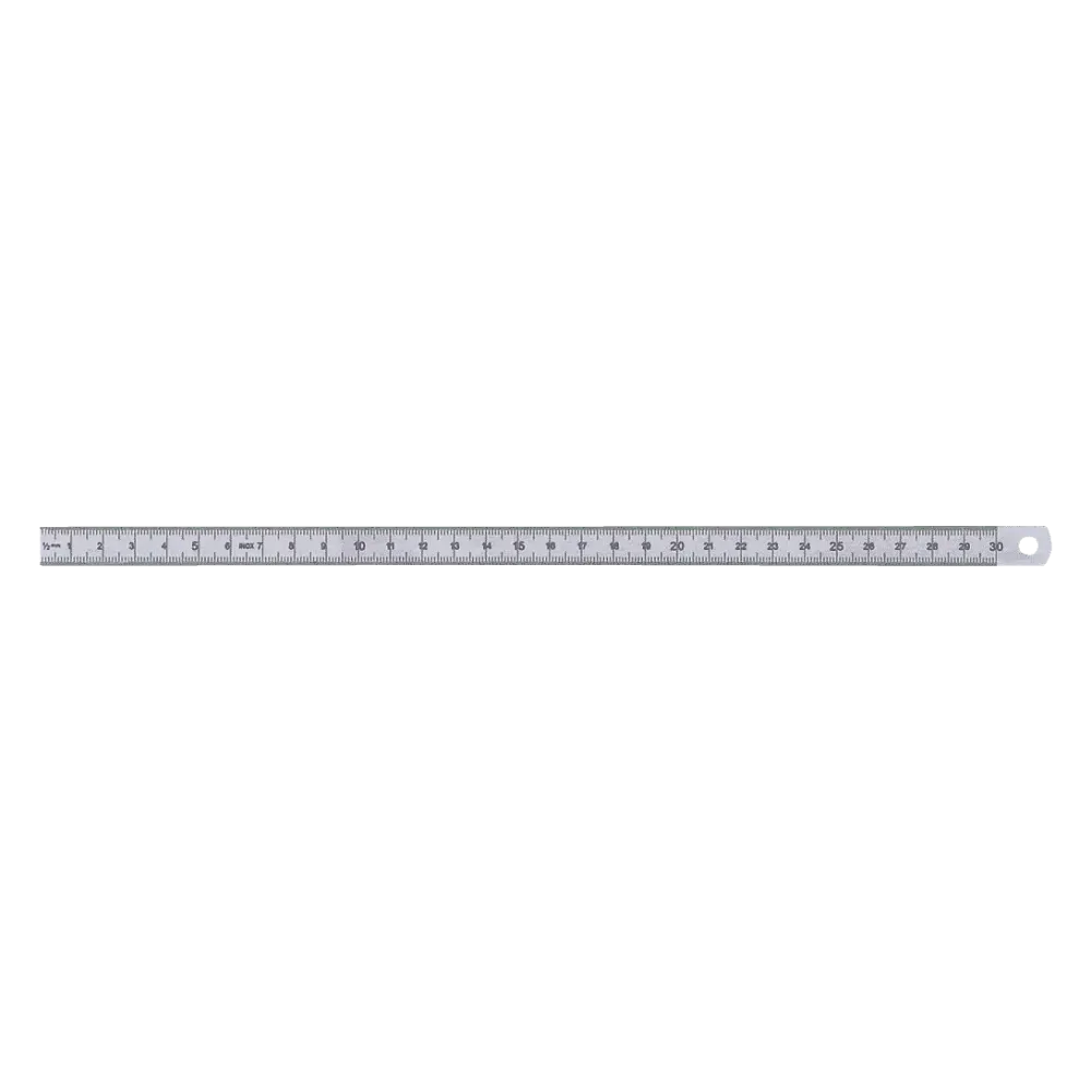 Steel scale 30 cm