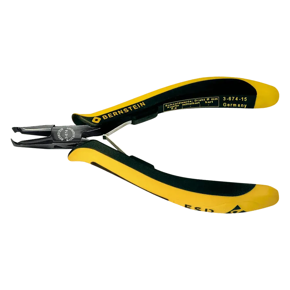 ESD end cutter EUROline dissipative 130 mm outside cutting edge Mini-Wate