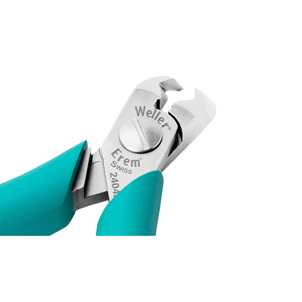 Pointed cutter, angled wide head
