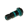 Cable Joiner 2p, wire-to-panel, with wire protection, D7-12mm IP68