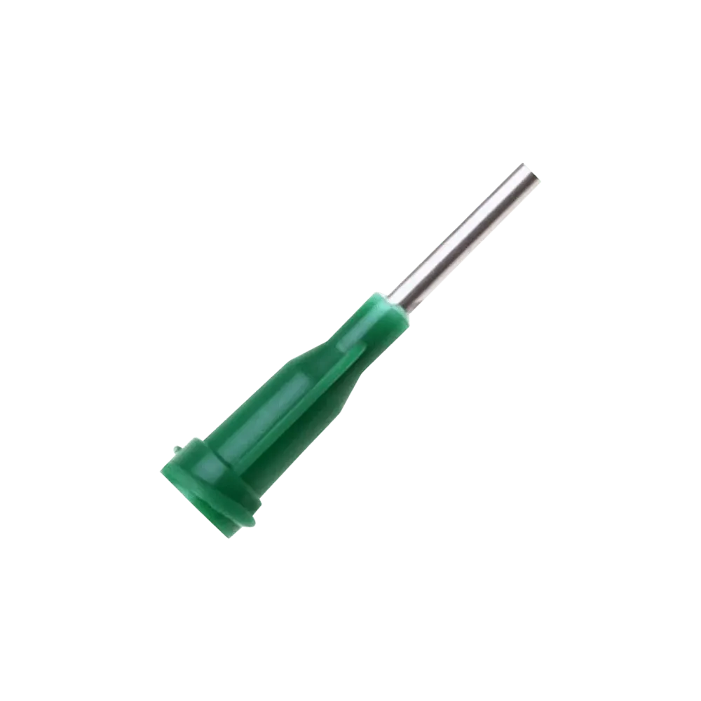 Dosing needle, stainless steel needle with plastic body, gauge: 14 (50 pieces)