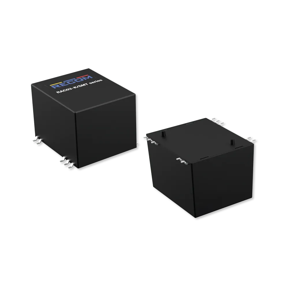 3W AC/DC power supply unit, PCB mounting, 5V/600mA, SMD