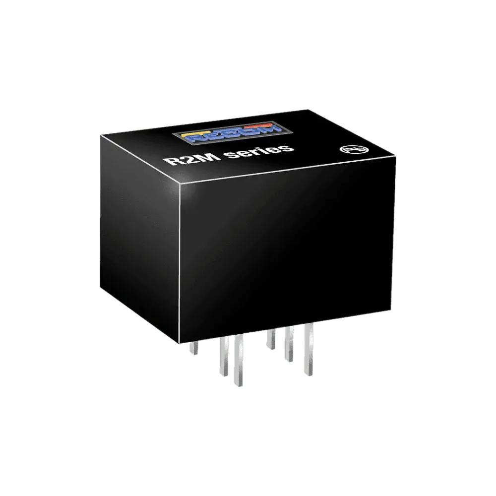 2W DC/DC converter, input 9...36V output 5V/400mA, THT