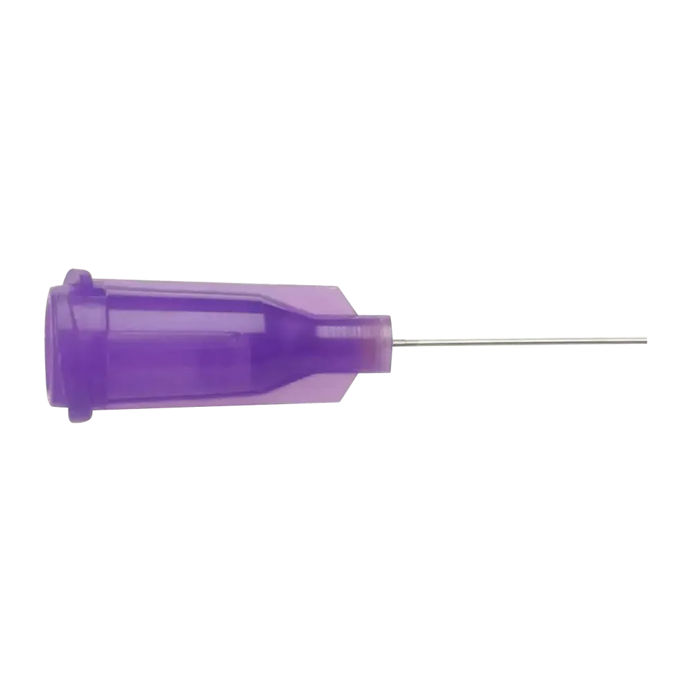 Dosing needle, stainless steel needle with plastic body, gauge: 30 (50 pieces)