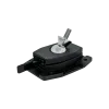 Ball joint holder KØ40 M12x25mm screw-on black