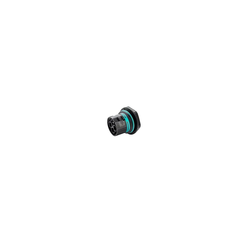 Mini circular device connector M25, 4p, plug, screw connection, 0.5-1.5mm2, IP66/IP68
