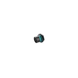 Mini circular device connector M25, 4p, plug, screw connection, 0.5-1.5mm2, IP66/IP68