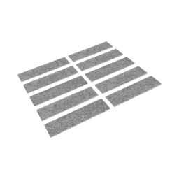 Felt strips self-adhesive 125 x 25 x 3.5 mm (PU10)