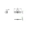 BJB SMD Mini B2B connector 2-pin
