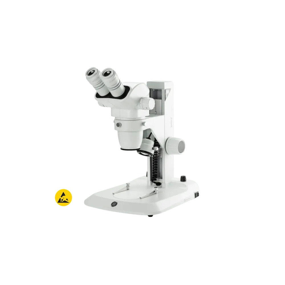ESD stereomicroscope NexiusZoom 1903-S, trinocular, 0.67-4.5, HWF10x/22mm, white