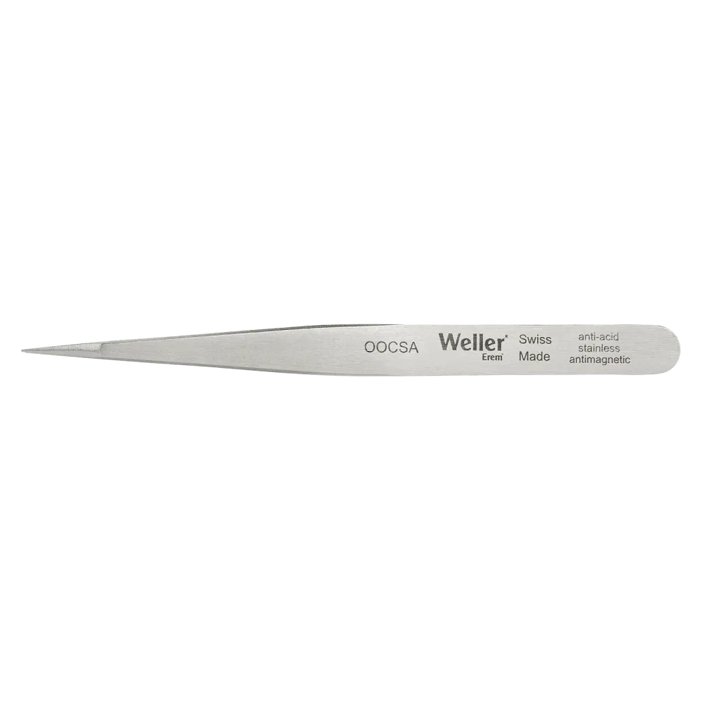 Precision tweezers with fine tips, very robust