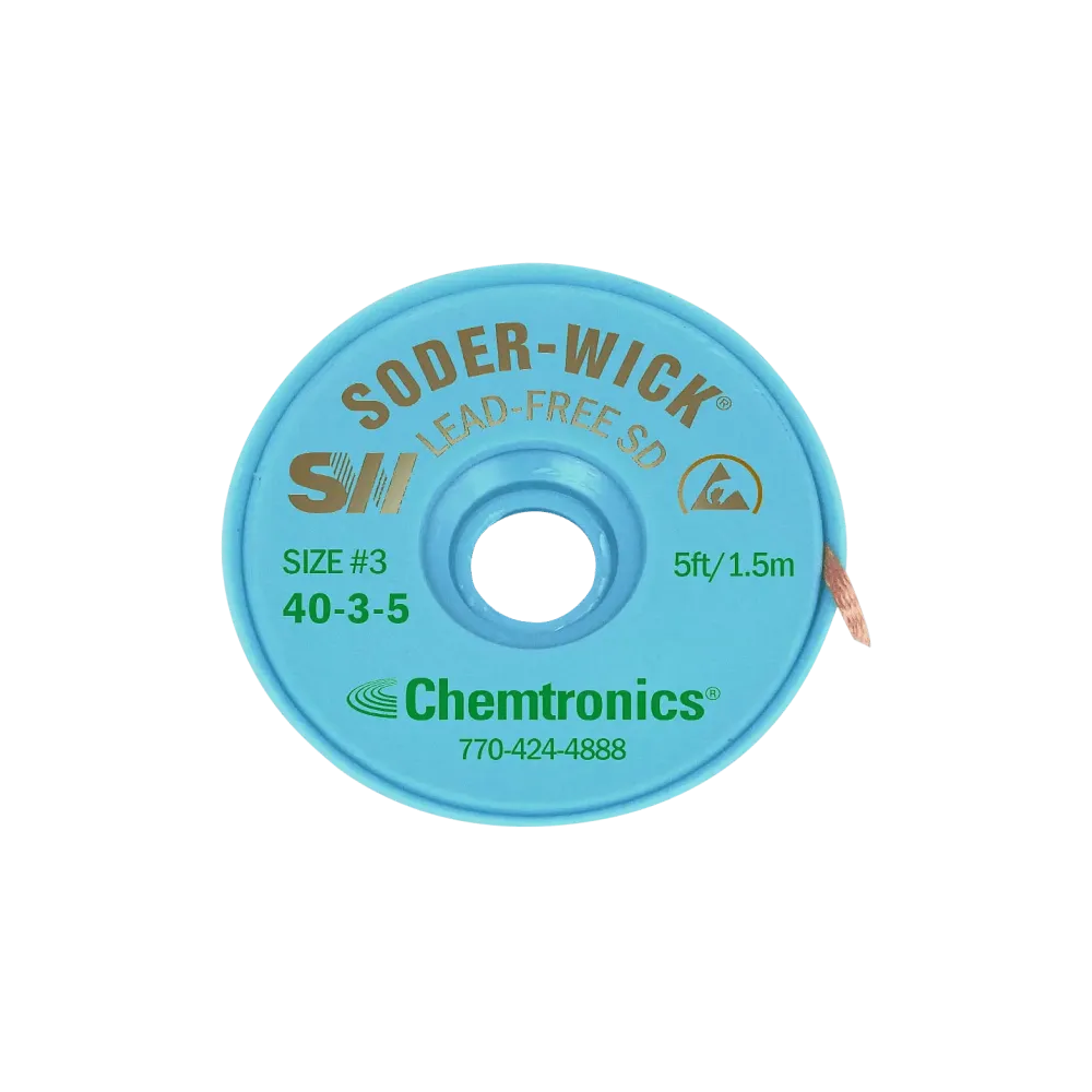 Desoldering braid Lead-free SD ESD Safe 2 mm x 1.5 m