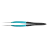 Ergonomic precision tweezers with straight, very fine tips