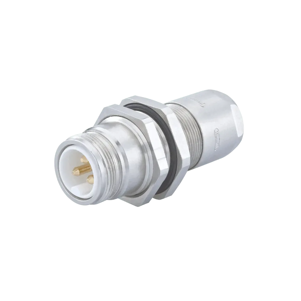 Housing M16 appliance coupler with strain relief Single-hole mounting Rear panel