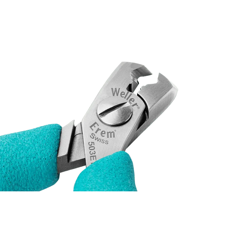 Pointed cutter, angled, wide head