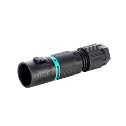 Techno Micro round plug, 3p, screw connection, 0.25-1.0mm2, L-N-PE, D7-8, IP66/IP68/IP69