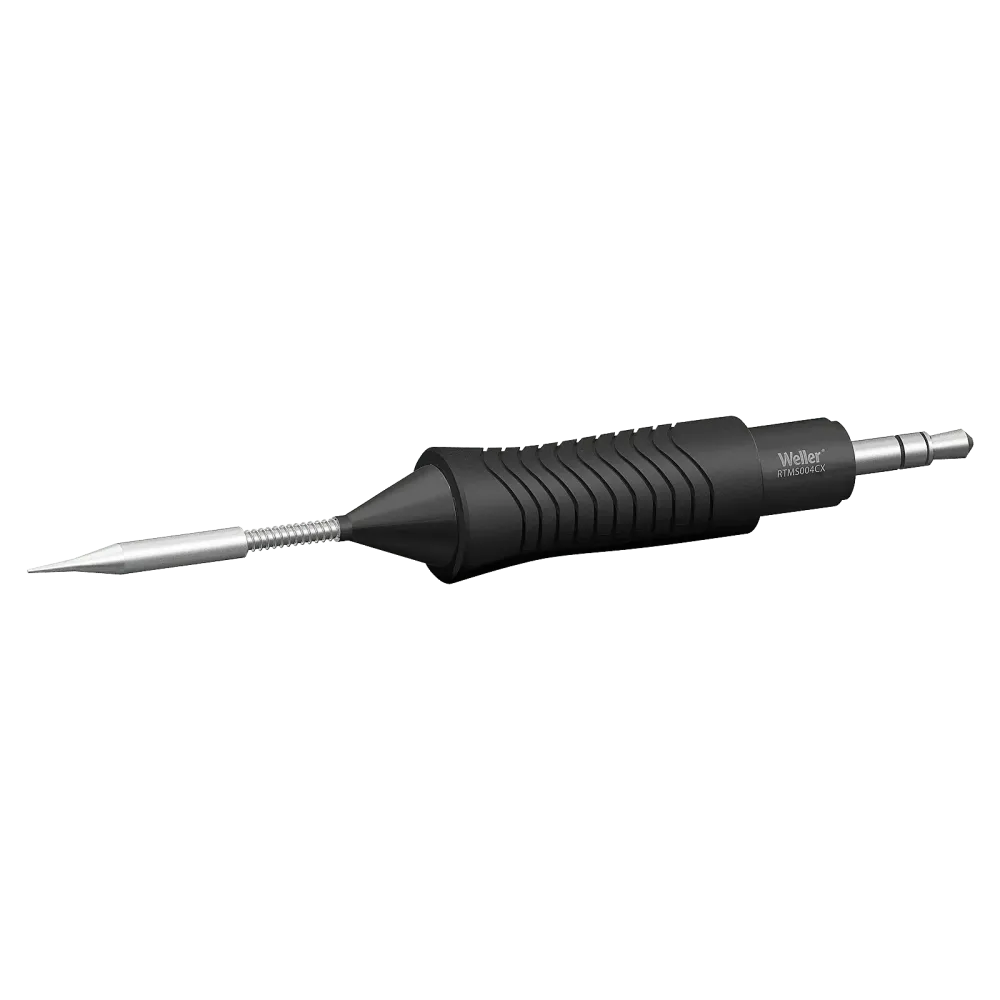 RTMS 004 C X MS Soldering tip conical curved D0.4