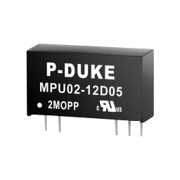 2W medical DC/DC converter, input 12..18V, output +/-15V / +/-0.67A