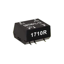 1W DC/DC converter, input 4.5...5.5V, output 15V/0.67A