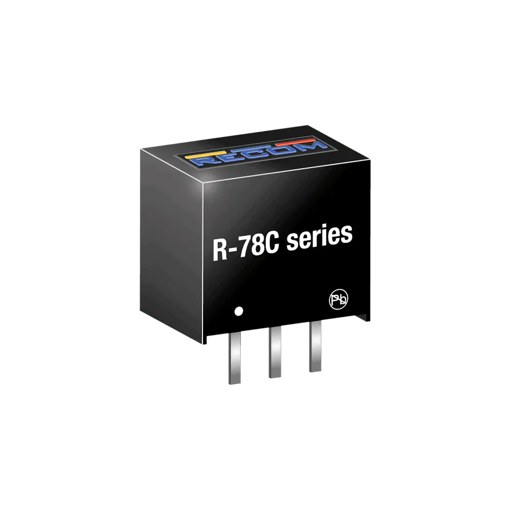 5W DC/DC converter, input 8...42V, output 5V/1000mA, SIP3