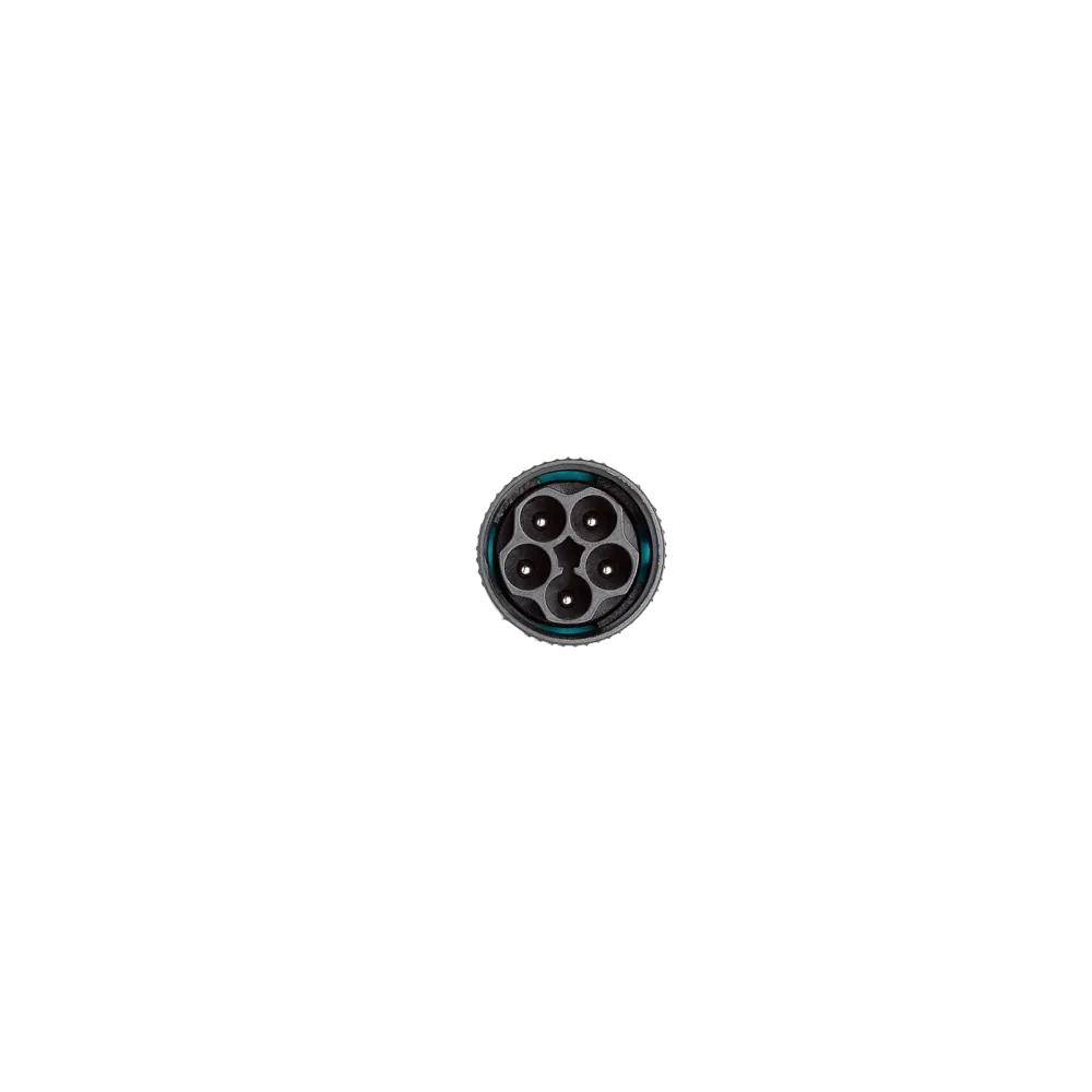 Mini circular device connector M20, 5p, plug, screw connection, 0.25-1.5mm2, IP66/IP68