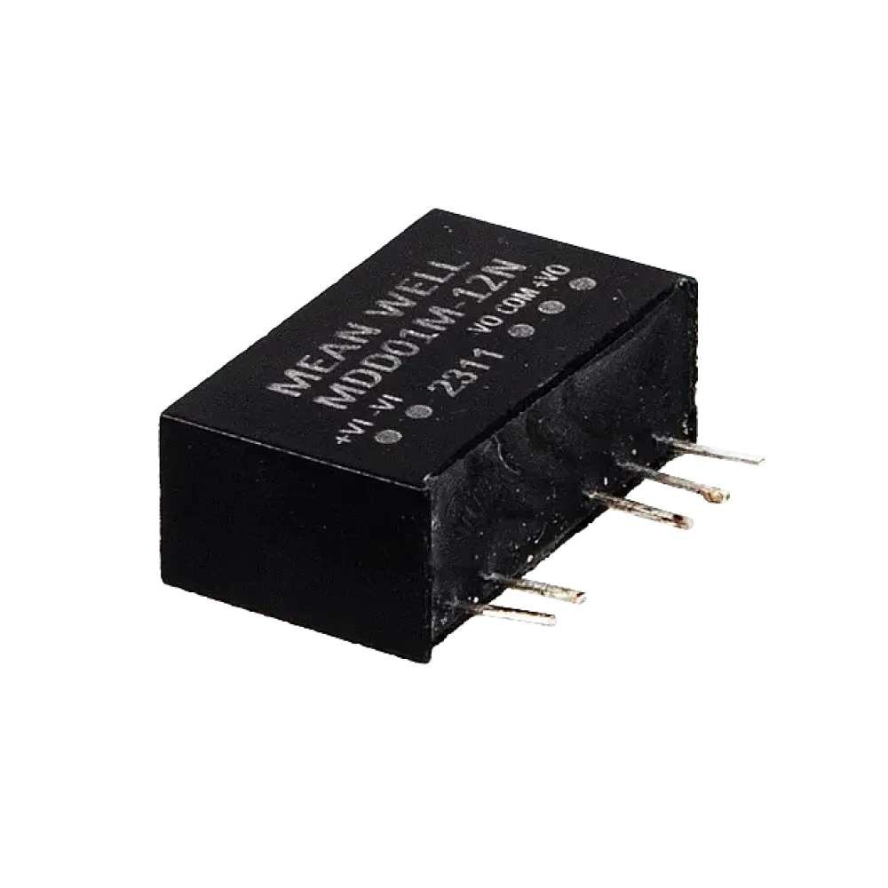 1W medical DC/DC converter, input 21.6...26.4V, output +/-12V / +/-0.042A