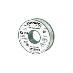 Solder wire KS100, Sn95,5Ag3,8Cu0,7 - FLOWTIN TSC, RE L0, 1mm, 100g