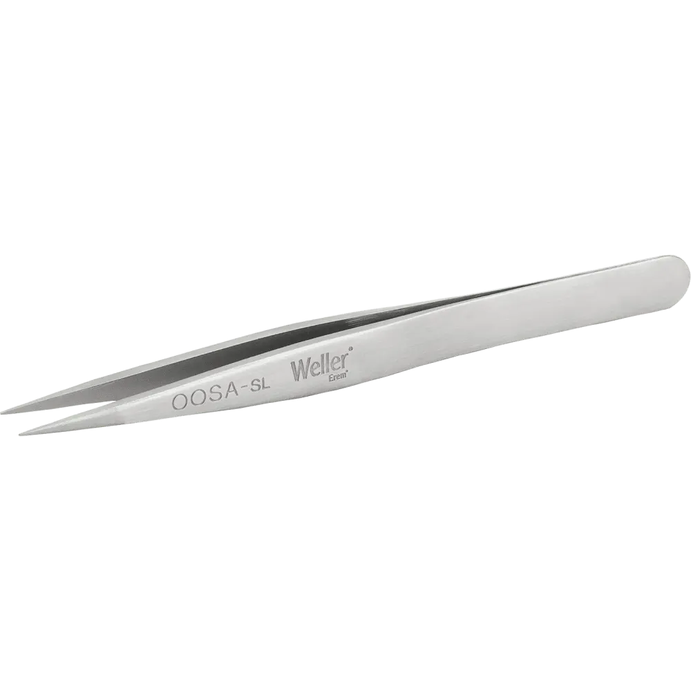 Precision tweezers with fine tips, very robust