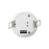ZigBee3.0 recessed ceiling PIR motion detector and brightness sensor