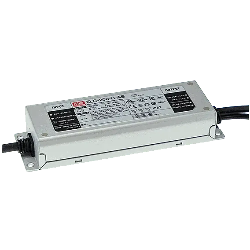 200W LED driver 350...1050mA/142V...285V, 3in1 dimming