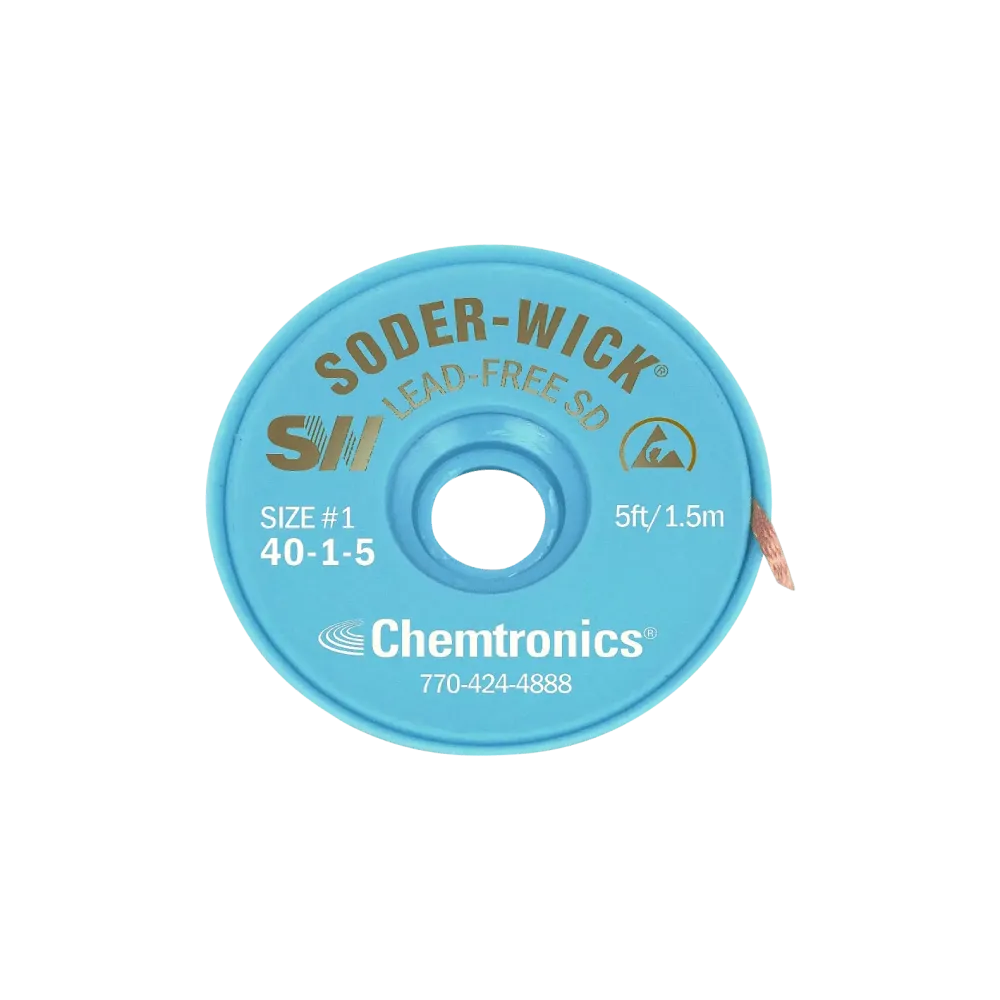 Desoldering braid Lead-free SD ESD Safe 0.8 mm x 1.5 m