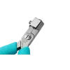 Forming pliers for bending flat components at right angles