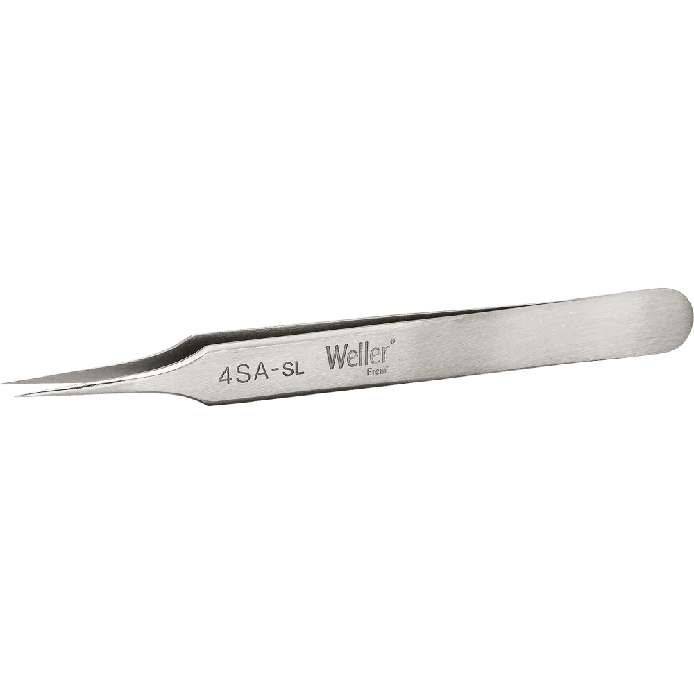 Precision tweezers with very fine tips