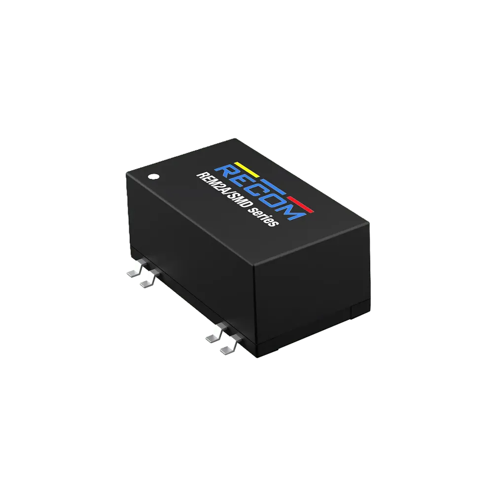 2W medical DC/DC converter, input 18...36V, output 24V/400mA, SMD