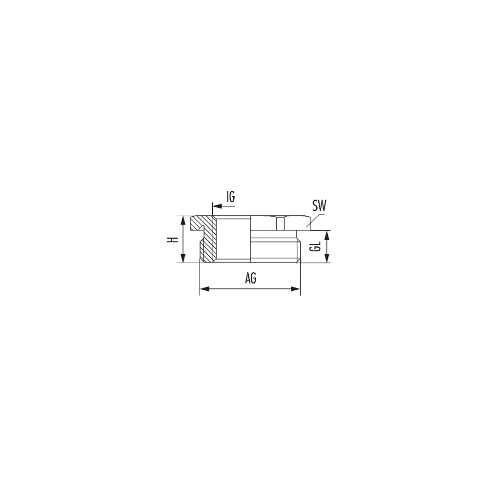Hummel reduction RS-INOX (metric)