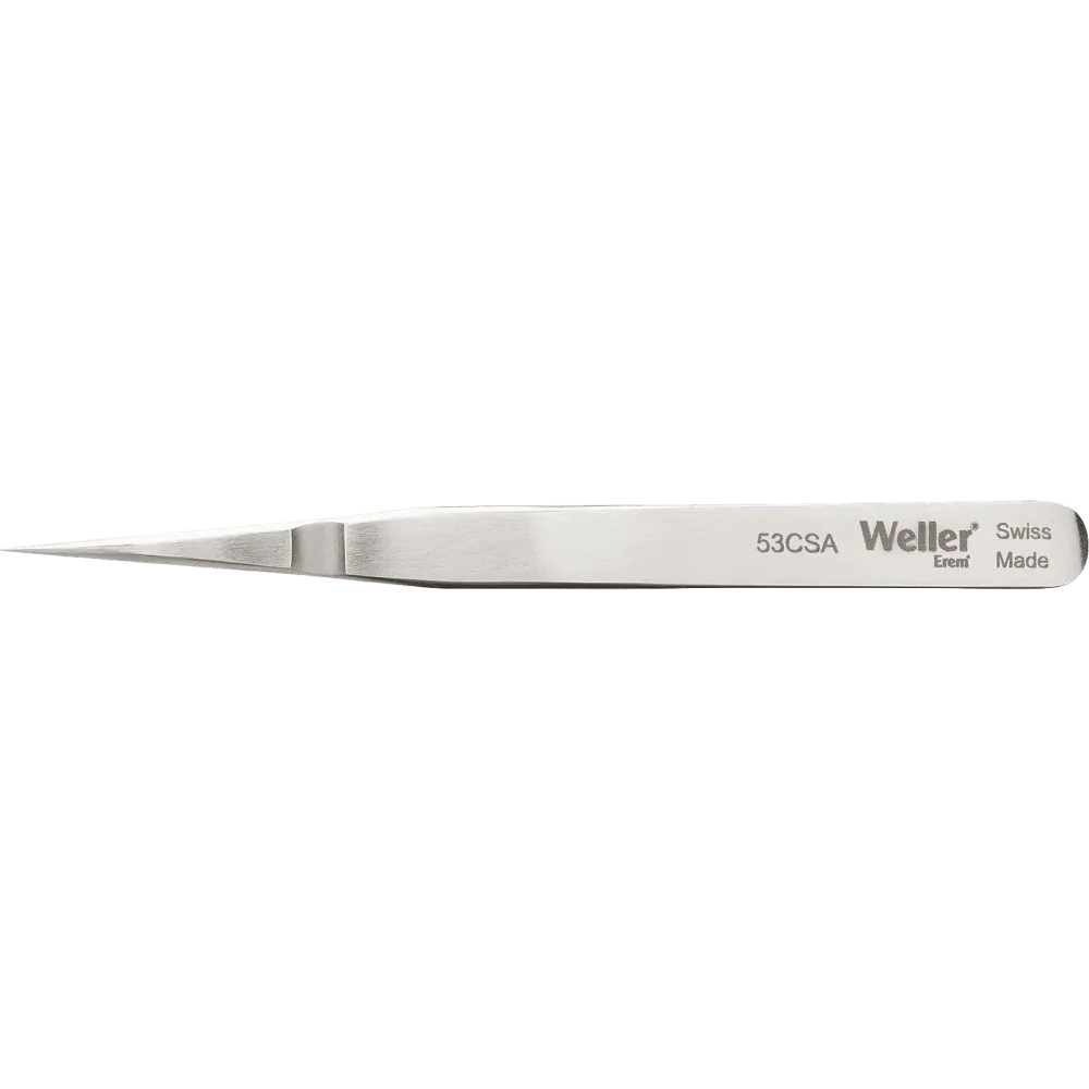 Precision tweezers with fine and flexibly movable tips