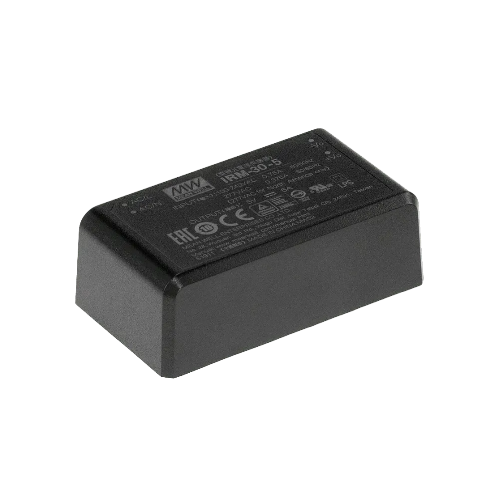 30W AC/DC power supply unit, PCB mounting, 48V/0.63A
