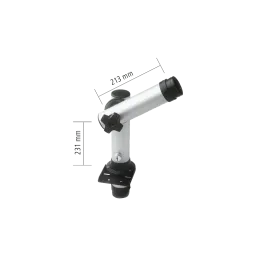 1-joint aluminum suction arm Easy-Click 60
