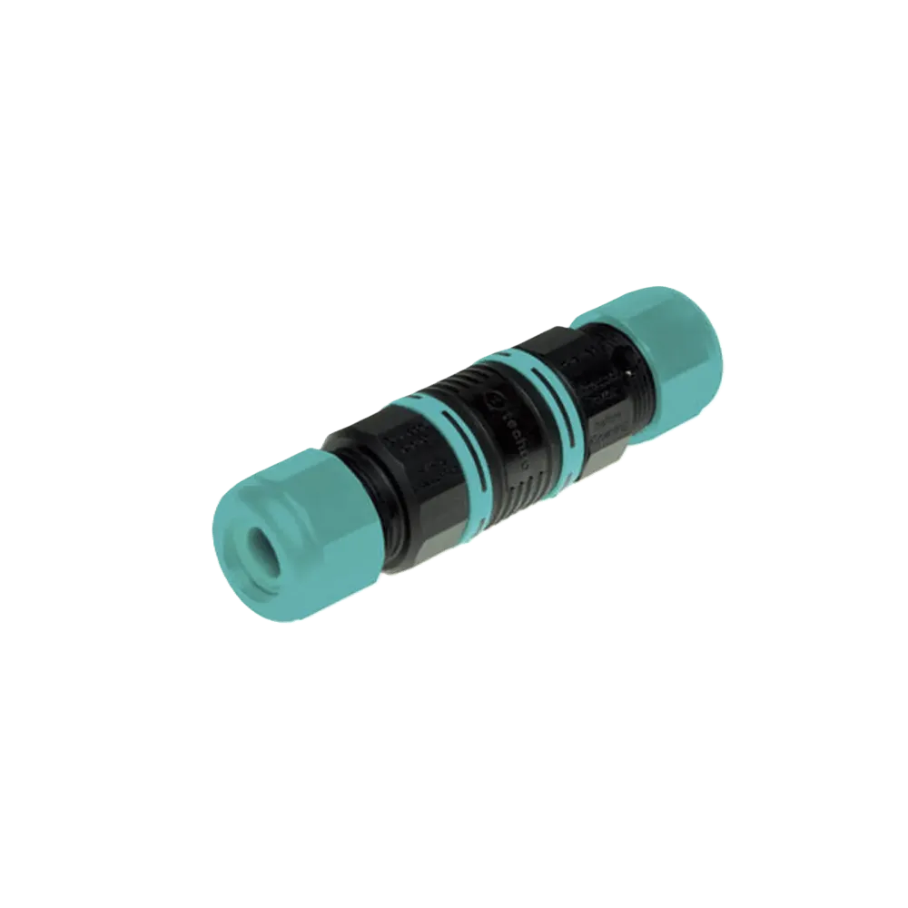 Techno mini cable connector, 4p, piercing, 0.5-1.5mm2, D7-12mm, IP68 xDRY®