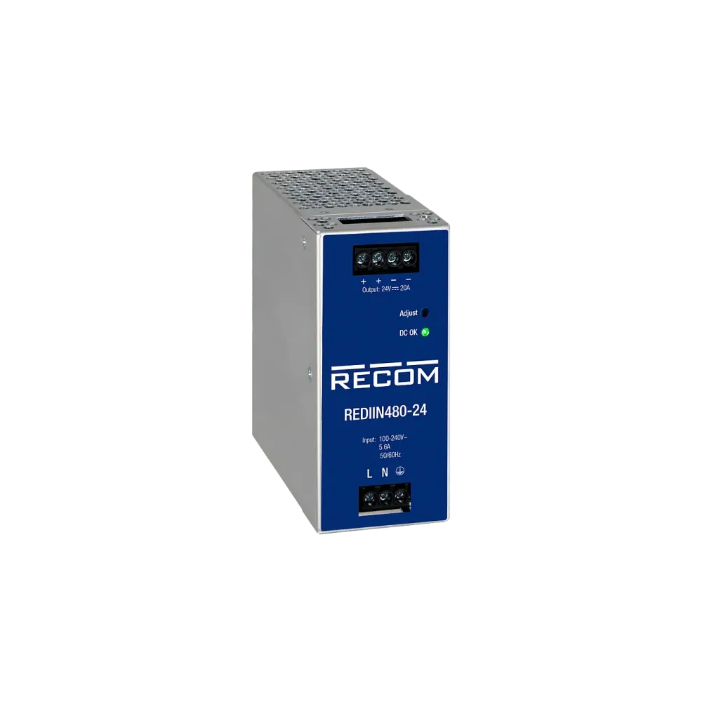 480W DIN rail power supply 48V/10A