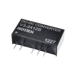 2W DC/DC converter, input 24V, output +/-15V / +/-0.067A