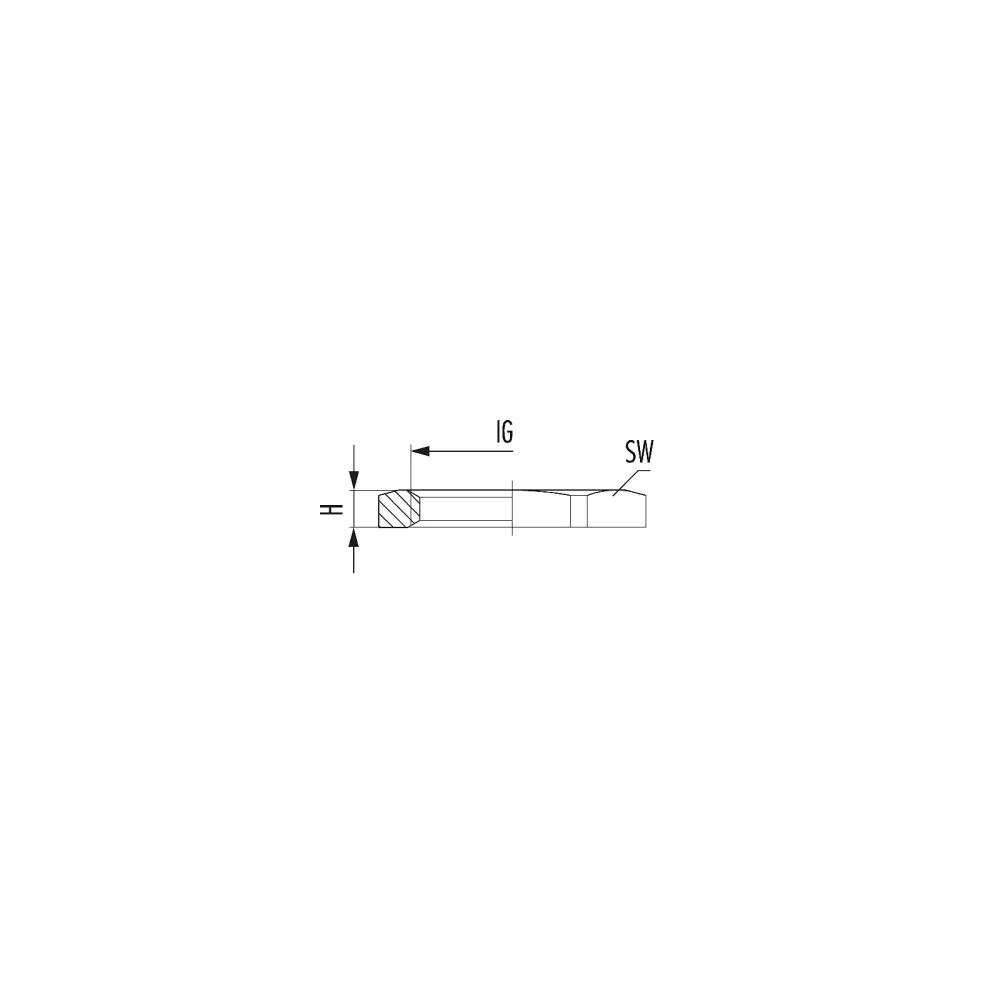 Hummel locknut GM-INOX (metric)