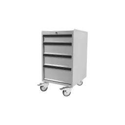 Rolling drawer unit (4 drawers), 455 x 520 x 700 mm