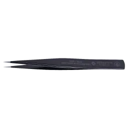ESD SMD universal tweezers 140mm solid shape MM, dissipative